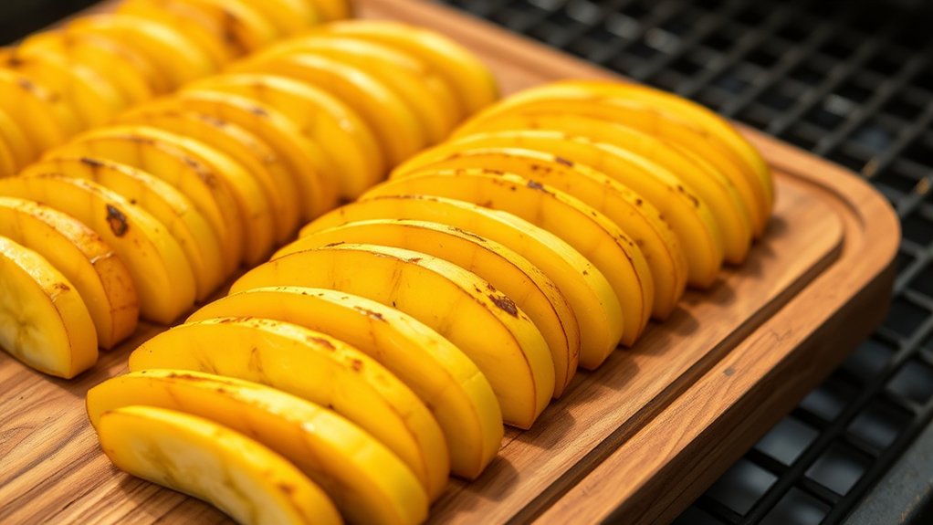 uniform plantain cutting technique
