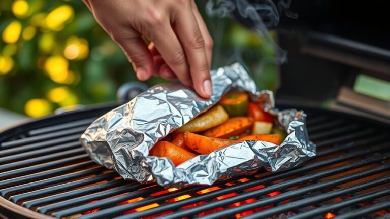 use foil carefully