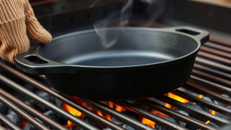 use tongs to position