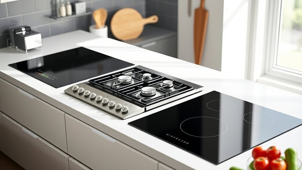 variety of cooktop options