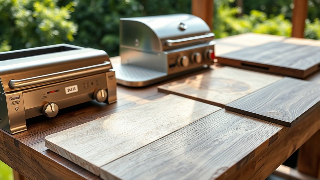 weatherproof durable grill materials