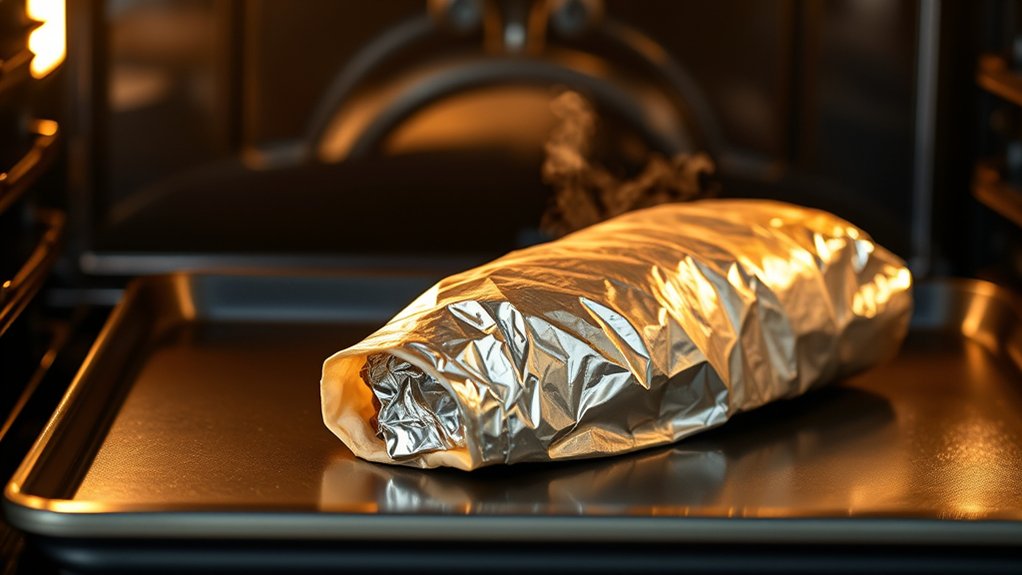 wrap remove toppings reheat